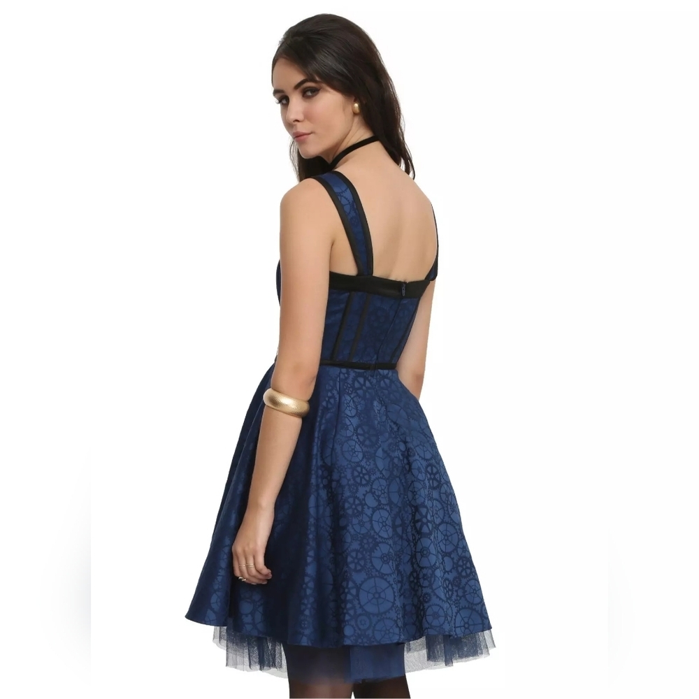 Blue Limited Edition Doctor Who TARDIS Dress, Medium NWT - Picture 3 of 10